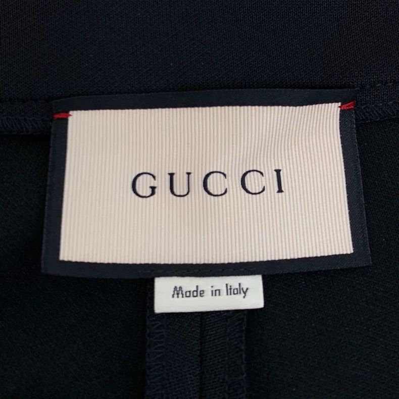 Gucci Gucci Size XS Black side striped casual trousers 2506-Next Size US 27 - 6 Thumbnail