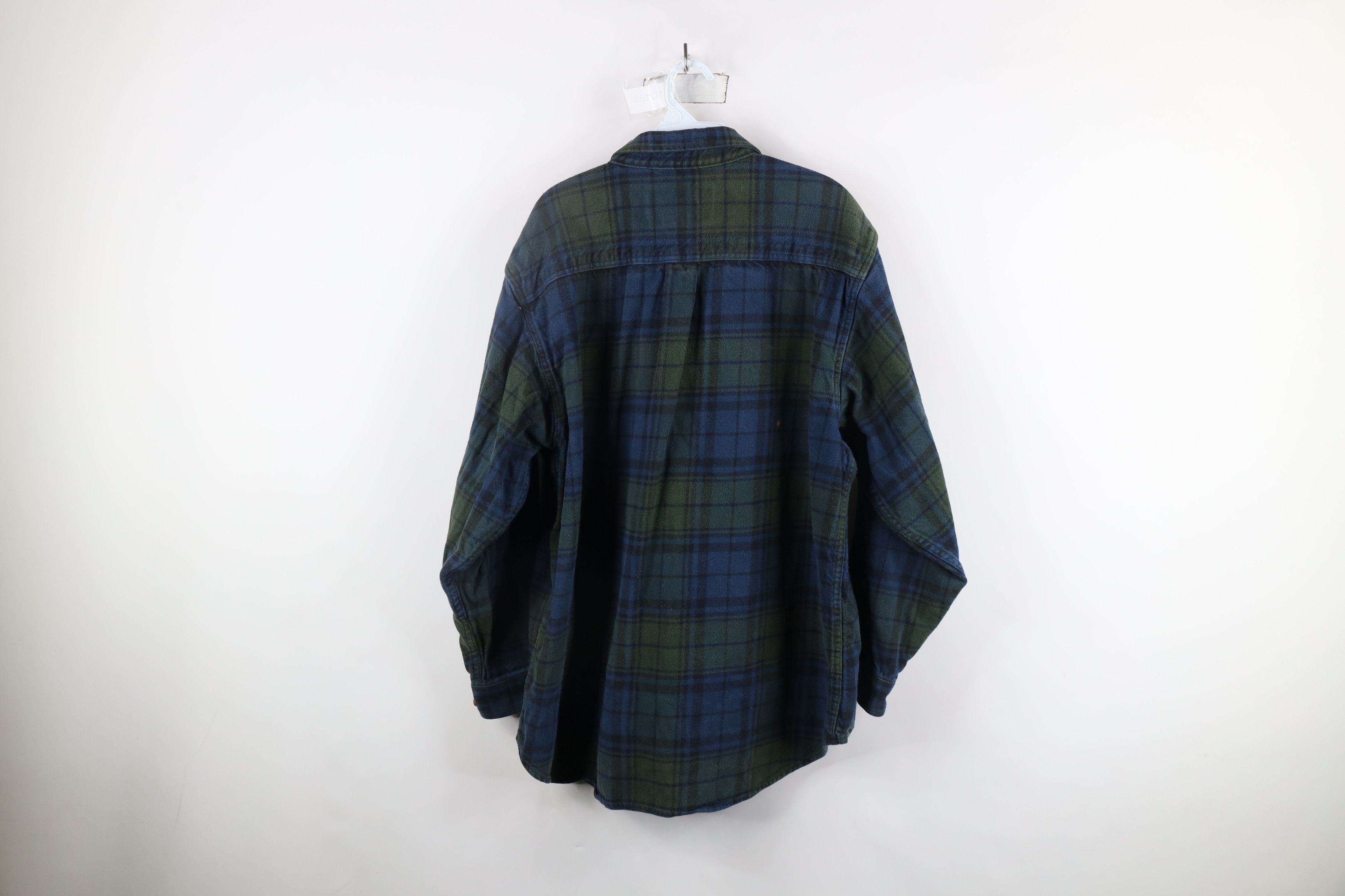 Vintage Vintage 90s Streetwear Heavyweight Flannel Button Shirt Size US XXL / EU 58 / 5 - 13 Thumbnail