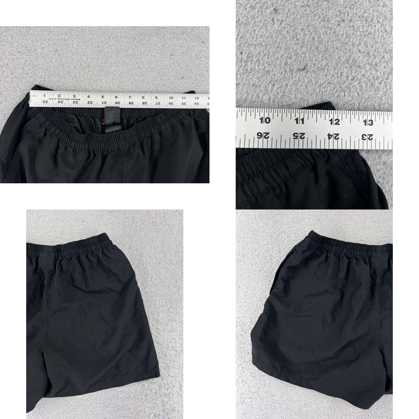 The North Face The North Face Womens Shorts Medium Black 100% Nylon Stowable Hiking Camping Size 32" / US 10 / IT 46 - 9 Thumbnail
