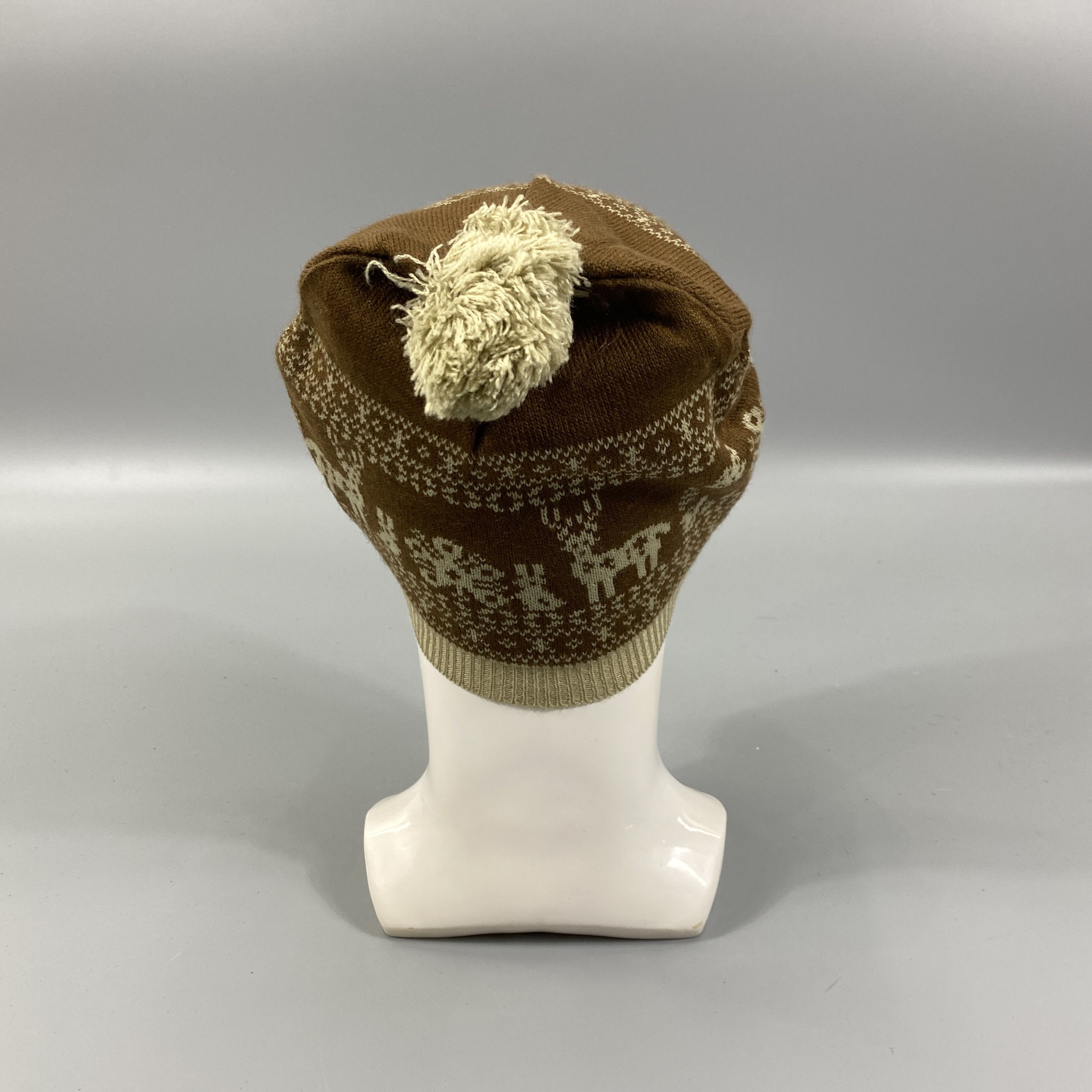 Japanese Brand Deer Winter Snow Cap Beanie Hat -BN1146 Size ONE SIZE - 3 Thumbnail