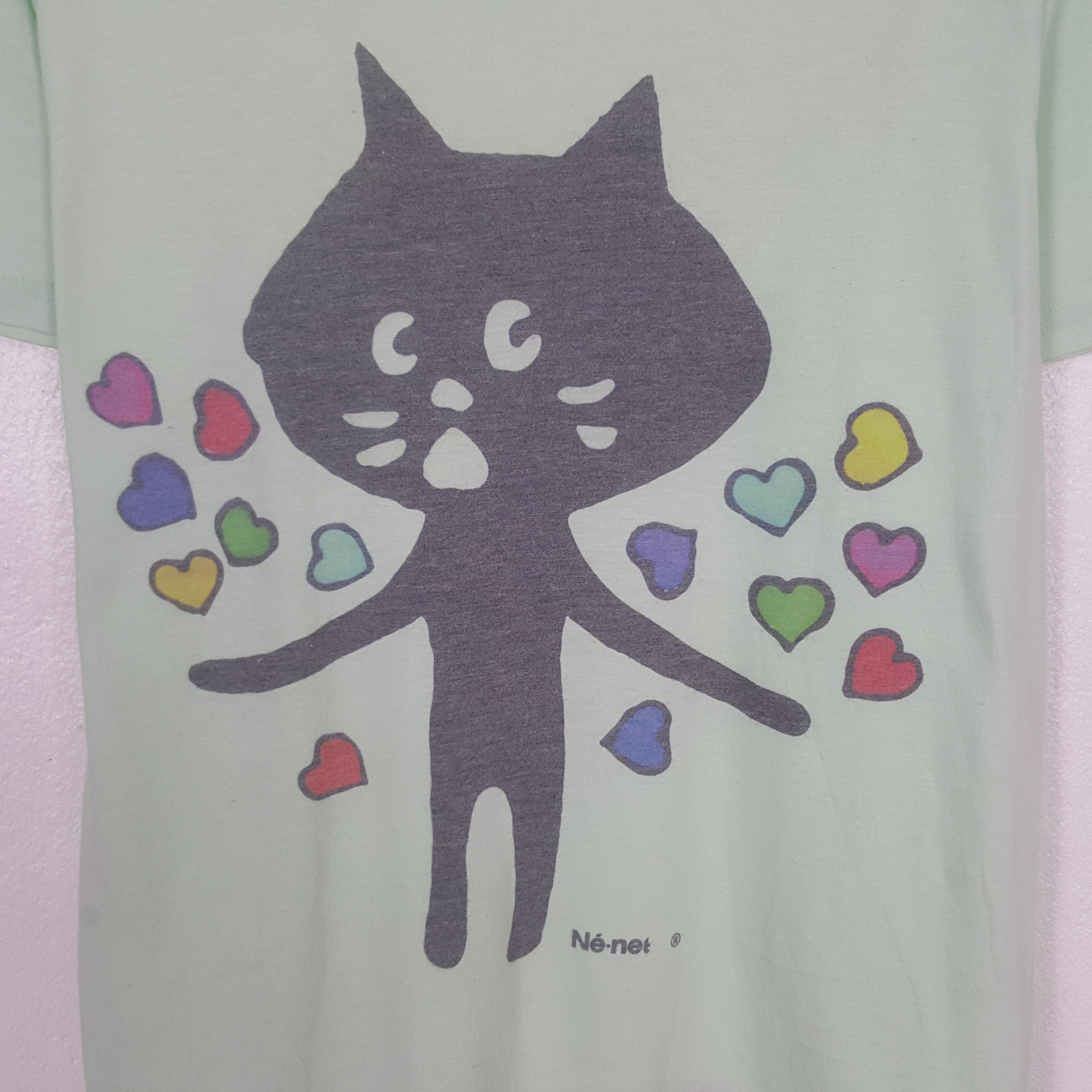 Ne-Net Vintage Ne-net Love by Issey Miyake T-shirt Size US M / EU 48-50 / 2 - 2 Thumbnail