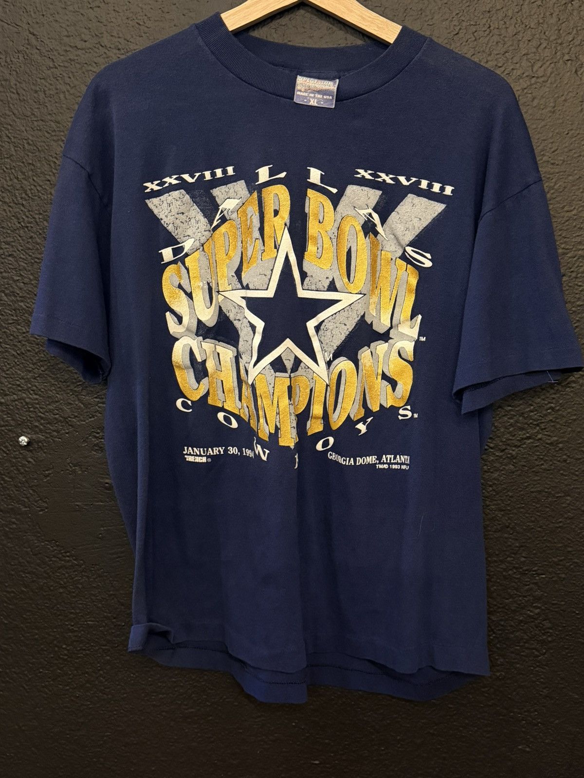 Vintage Vintage cowboys tee Size US XL / EU 56 / 4 - 1 Thumbnail