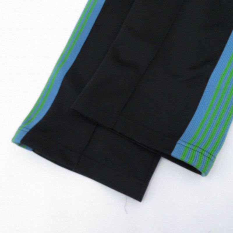 Needles Sweat Pants Polyester Side Line Logo Black Size US 27 - 6 Thumbnail
