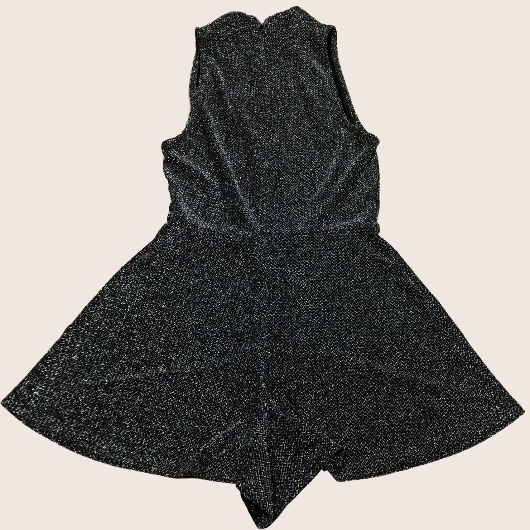 Topshop Topshop Romper Playsuit Petite UK 8 Women’s BNWT Black Mix Sleeveless Zip One-Piece Casual Size 30" / US 8 / IT 44 - 1 Thumbnail