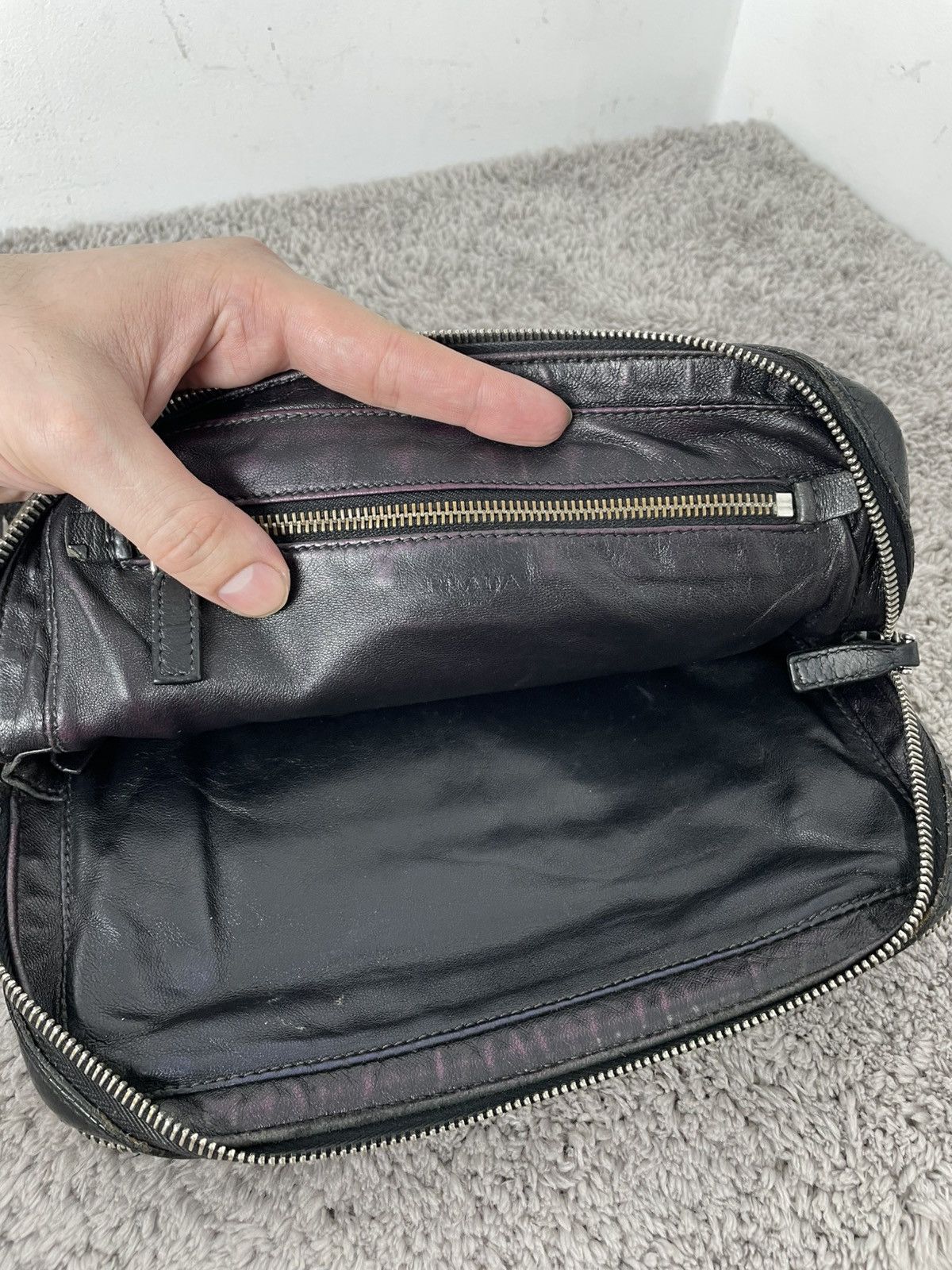 Prada Prada leather business clutch wallet documents cardholder Size ONE SIZE - 10 Thumbnail