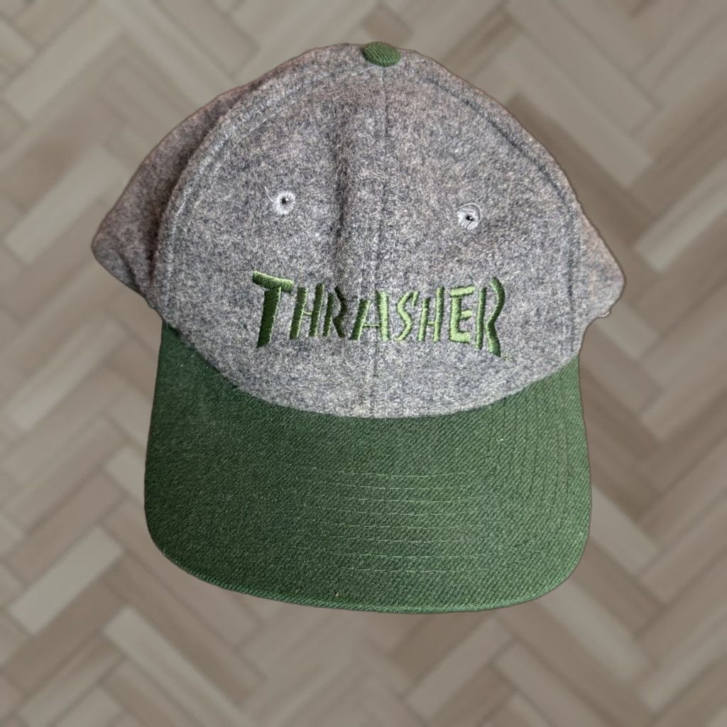 Goorin Bros. VINTAGE Goorin Bros Thrasher Hat Gray Green Baseball Cap Adjustable Men XL Gray Goorin Bros Hat Thrasher Vintage Cap Size ONE SIZE - 1 Thumbnail