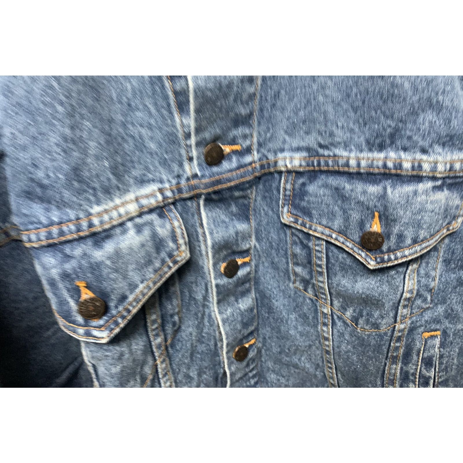 Denime VINTAGE 90s Direct TV Promo Butterfield Stage Denim Trucker Jacket Men's XL Blue Size US XL / EU 56 / 4 - 4 Thumbnail