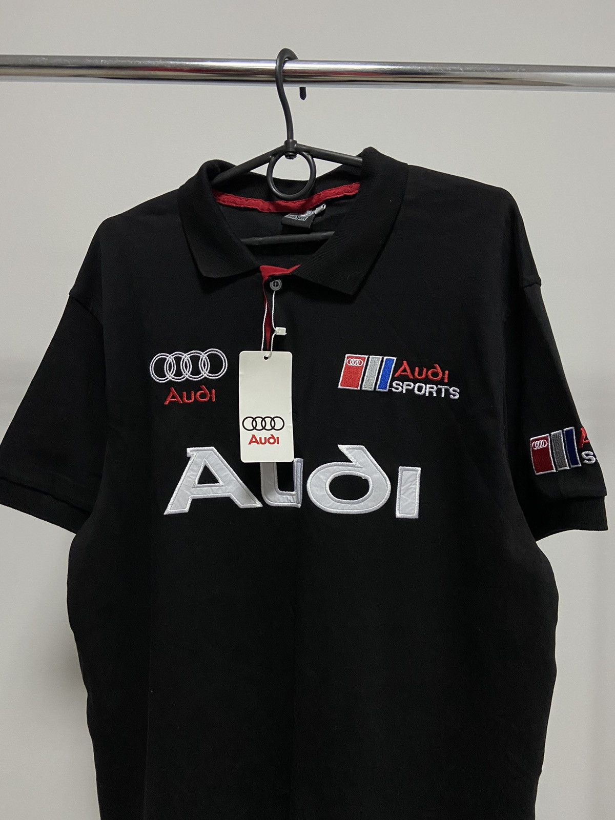 Audi × Vintage Audi Racing T Shirt Big Logo Vintage Sports Size US XXL / EU 58 / 5 - 4 Thumbnail