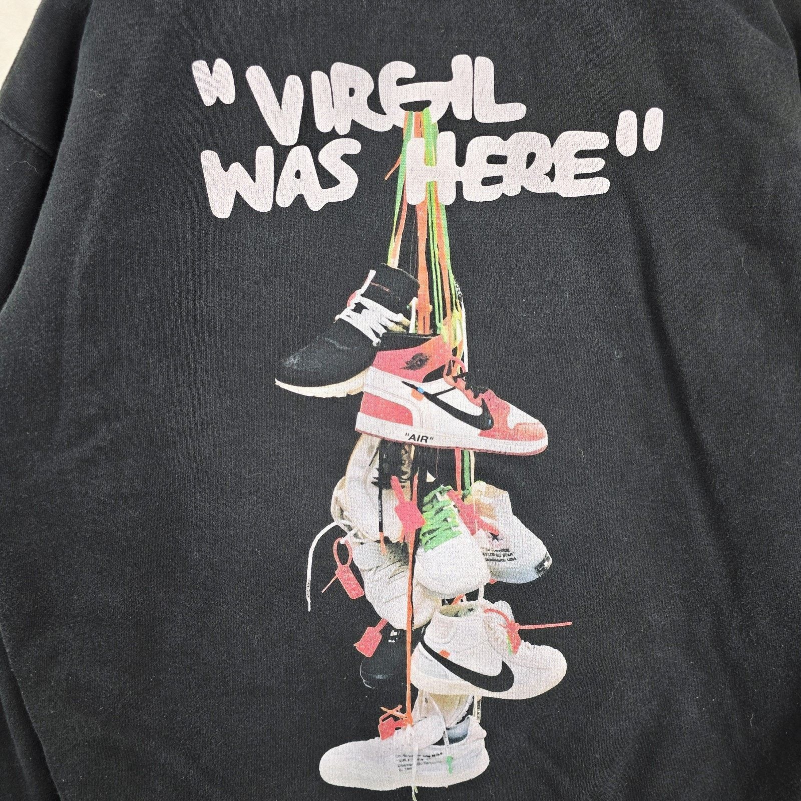 Other Miracles Club Virgil Was Here Hoodie Mens Medium Black Size US M / EU 48-50 / 2 - 8 Thumbnail