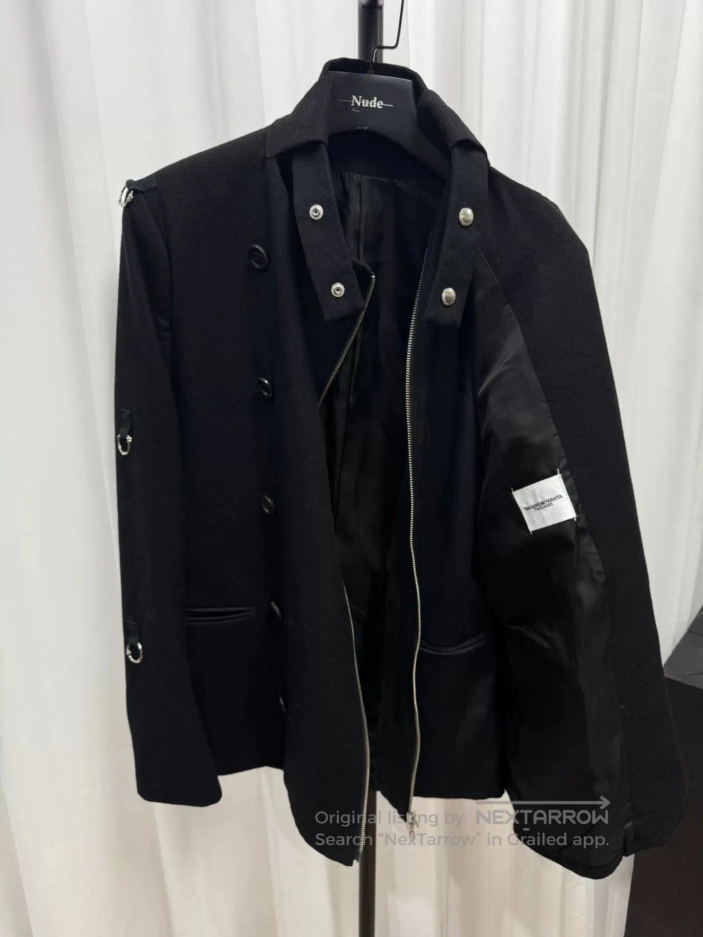 Takahiromiyashita The Soloist. soloist skull ring zip jacket black. Size US L / EU 52-54 / 3 - 6 Thumbnail