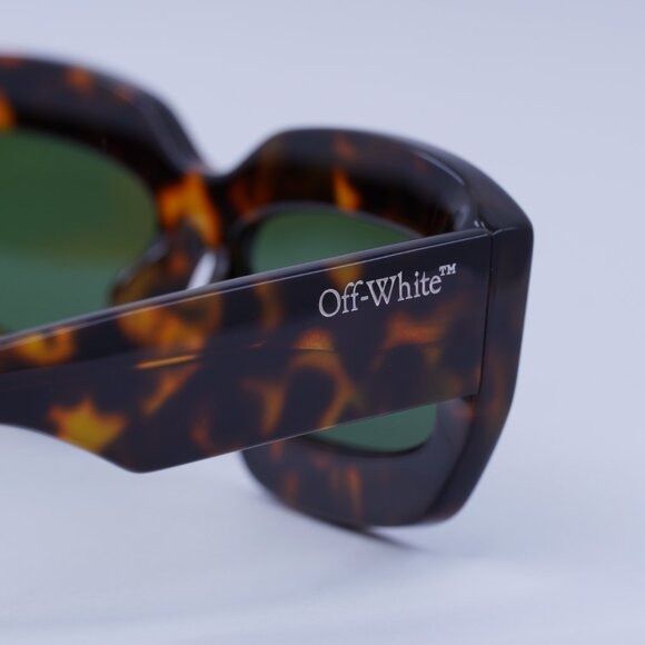 Off-White 🕶️New Off-White OERI138 CHARLOTTE 6055 Sunglasses - Havana Size ONE SIZE - 6 Thumbnail