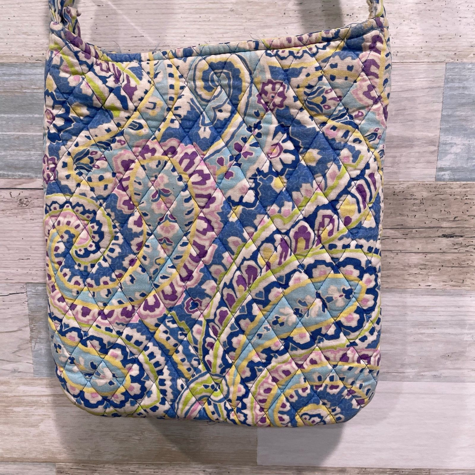 Vera Bradley Vera Bradley Capris Blue Cross Body Bag Paisley y2K Size ONE SIZE - 3 Thumbnail