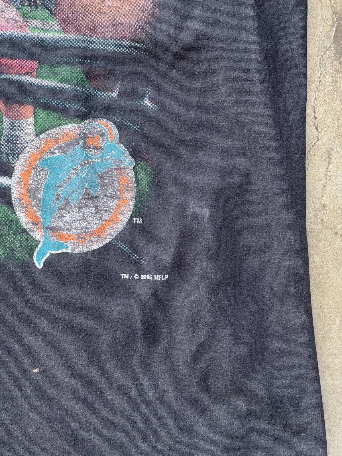 NFL Vintage 1995 NFL Miami Dolphins Lee Sports Tee XL Size US XL / EU 56 / 4 - 6 Thumbnail