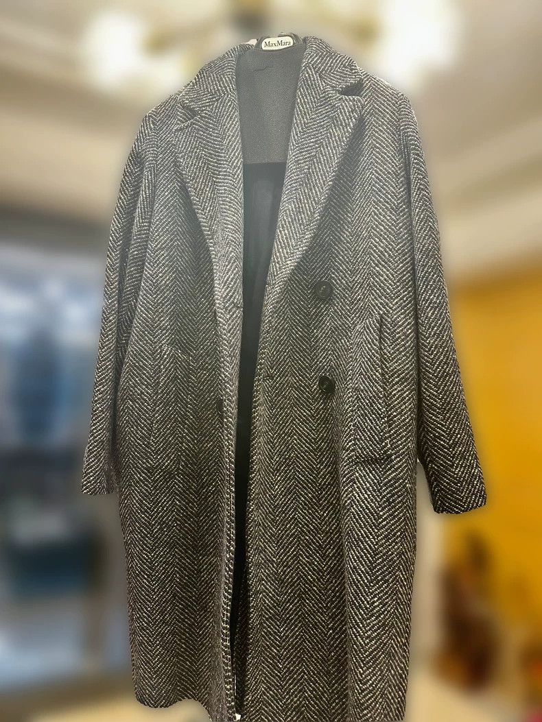Max Mara Max Mara Classic herringbone midi coat Size M / US 6-8 / IT 42-44 - 1 Thumbnail