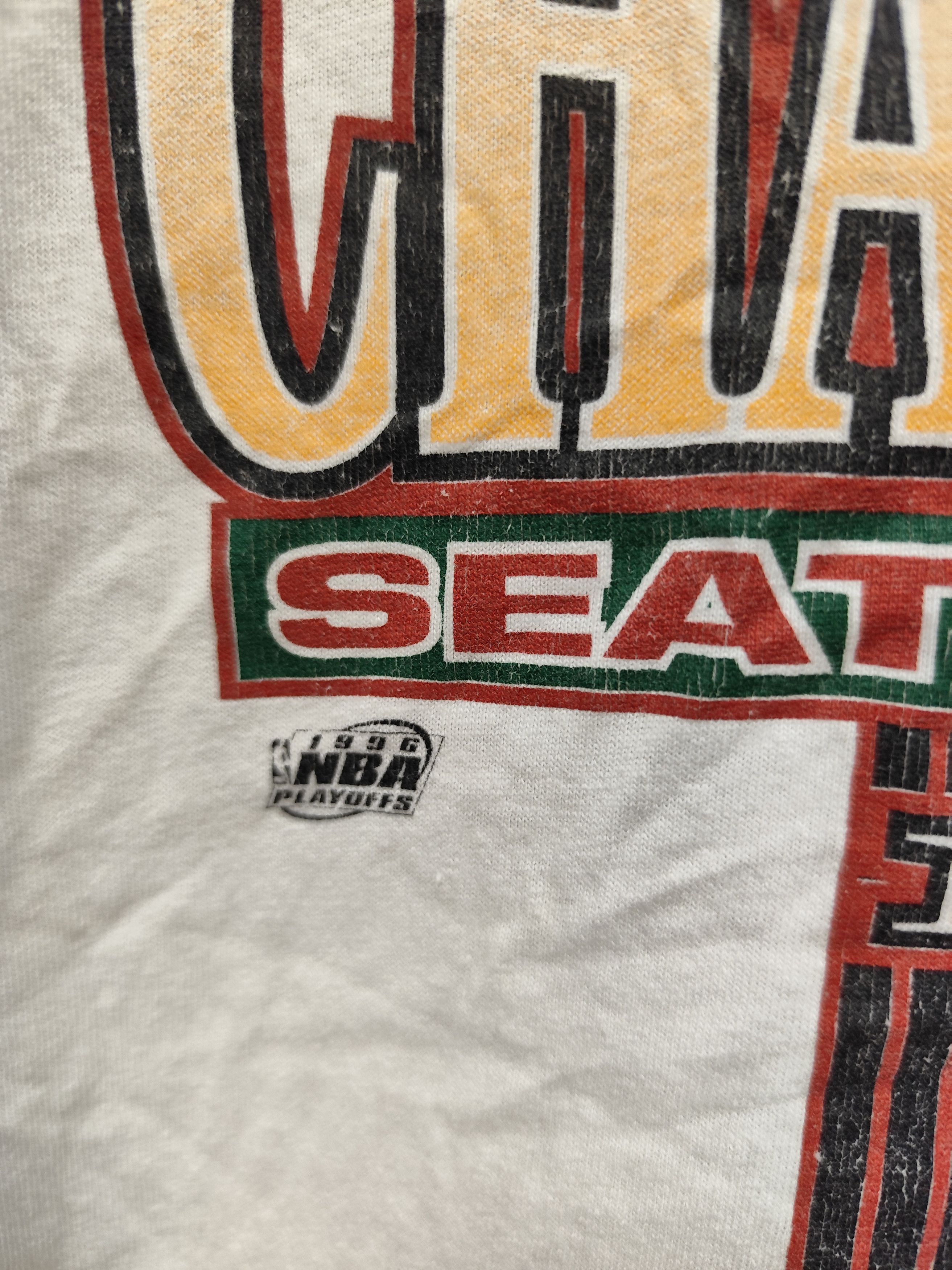 NBA × Starter × Vintage vintage 1996 nba champion seattle sonics distressed tee Size US XL / EU 56 / 4 - 3 Thumbnail