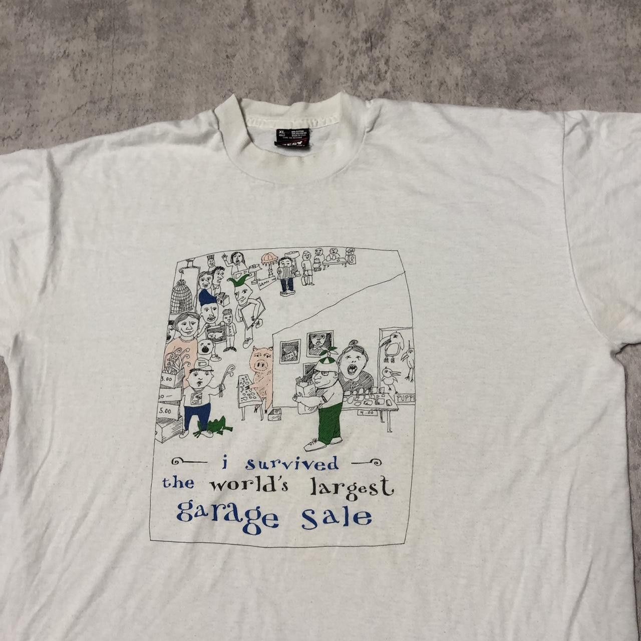 Other 1980s Garage Sale graphic tee with a funky design Size US XL / EU 56 / 4 - 2 Thumbnail