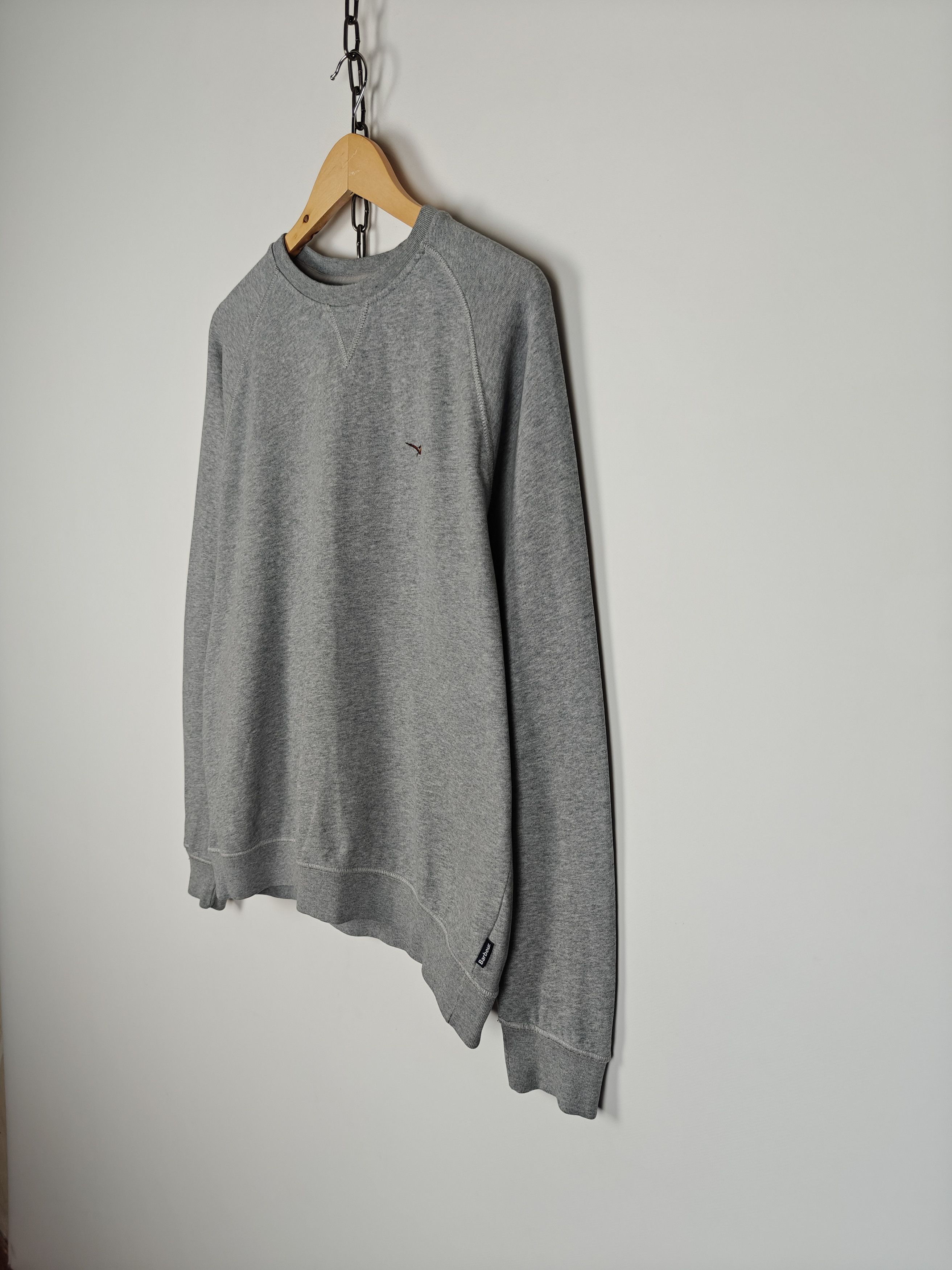 Barbour Barbour Sweatshirt Crewneck Bird Logo Organic Gray size L Size L / US 10 / IT 46 - 7 Thumbnail