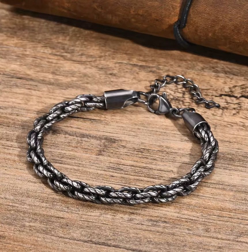 Jewelry 6mm Anchor Chain Bracelet Size ONE SIZE - 2 Thumbnail