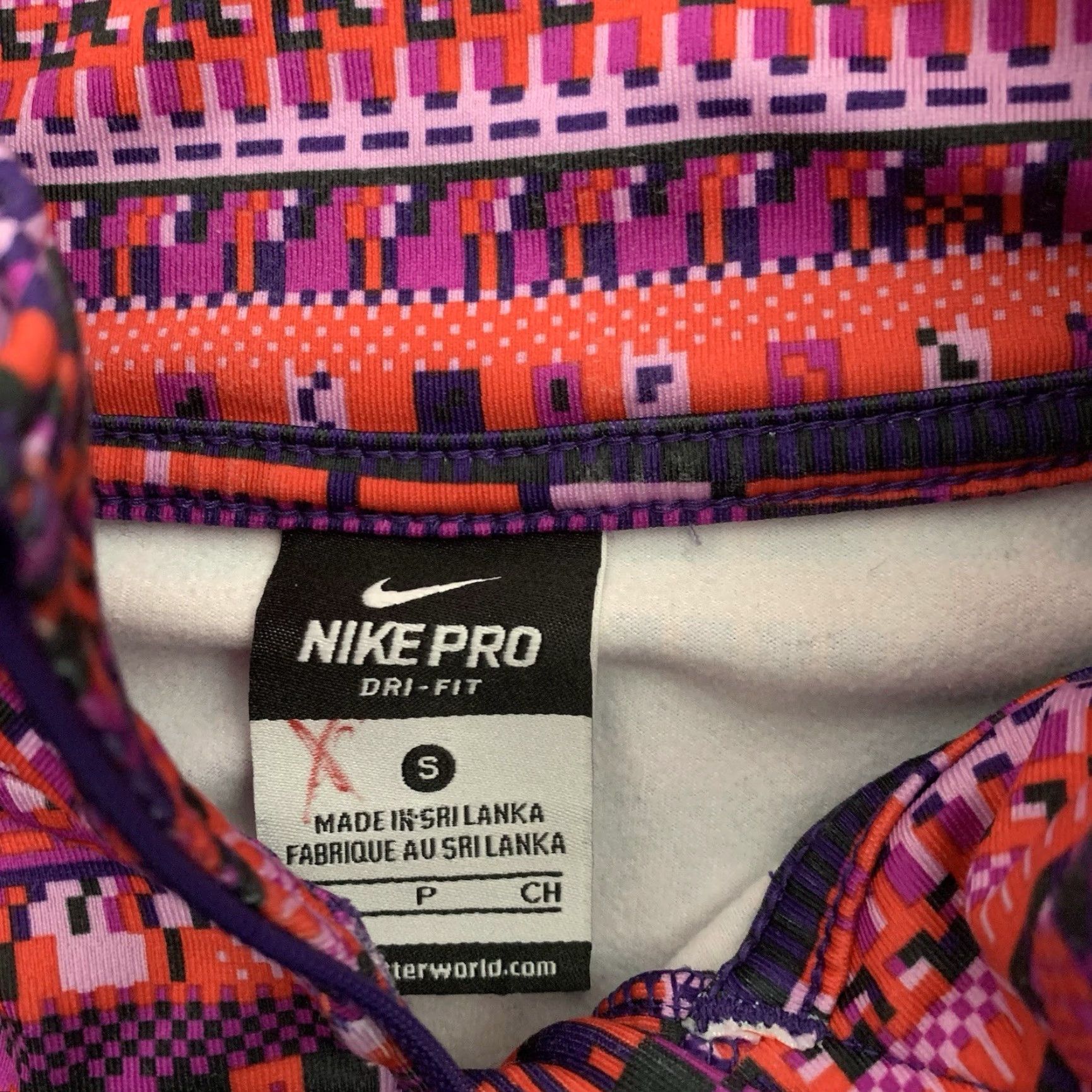 Nike NIKE PRO Hyper Warm Dri Fit 1/2 Zip Thermal Mock Pullover Womens Small Light Size S / US 4 / IT 40 - 2 Thumbnail