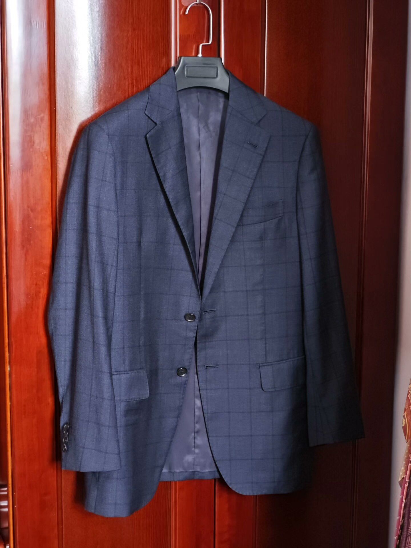Loro Piana Custom Navy Wool Suit from Loro Piana Size US S / EU 44-46 / 1 - 1 Thumbnail