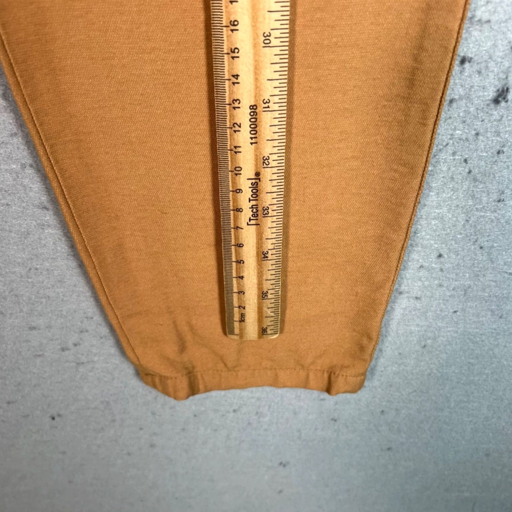 Vintage Leith Womens Pants Size XXS Tan High-Waist Tie Front Size 24" / US 00 / IT 34 - 6 Thumbnail