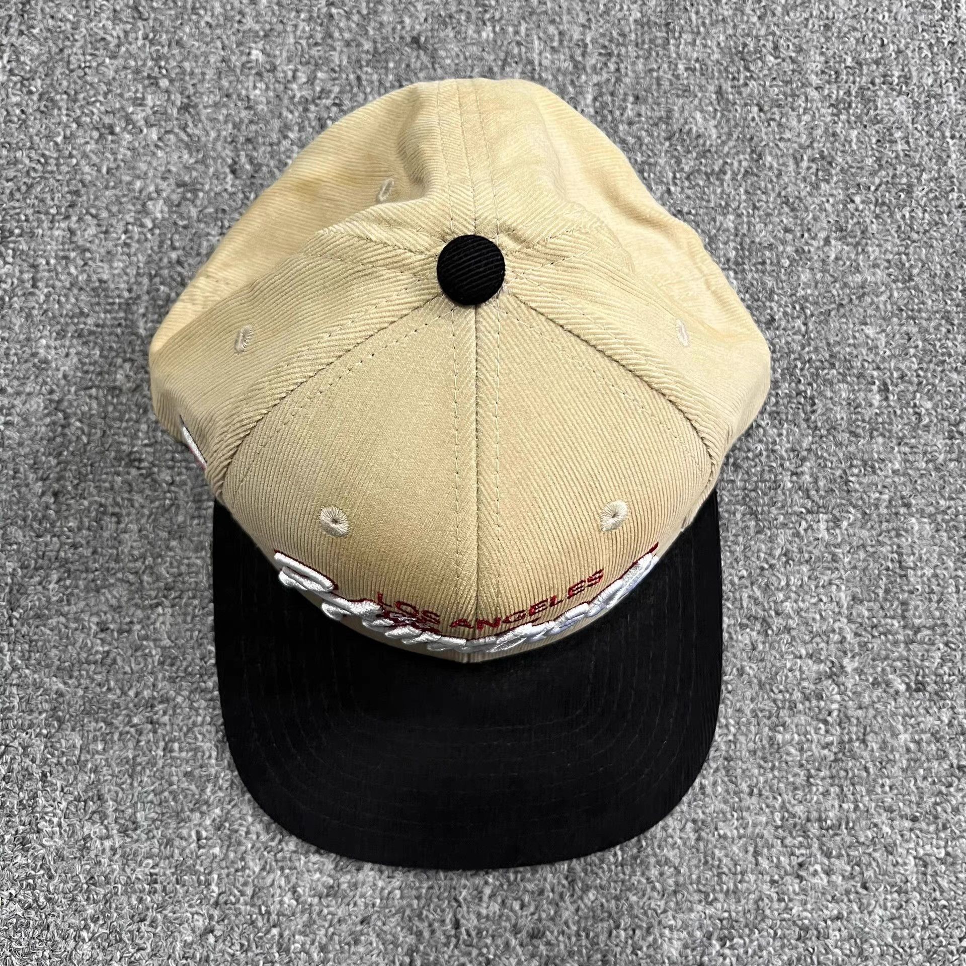 The Hundreds The Hundreds Bomb Embroidered Corduroy Baseball Cap Q7 Size ONE SIZE - 2 Thumbnail