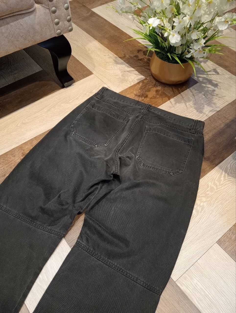 Uniqlo VINTAGE UNIQLO FADED BLACK BAGGY PANTS Size US 33 - 8 Thumbnail