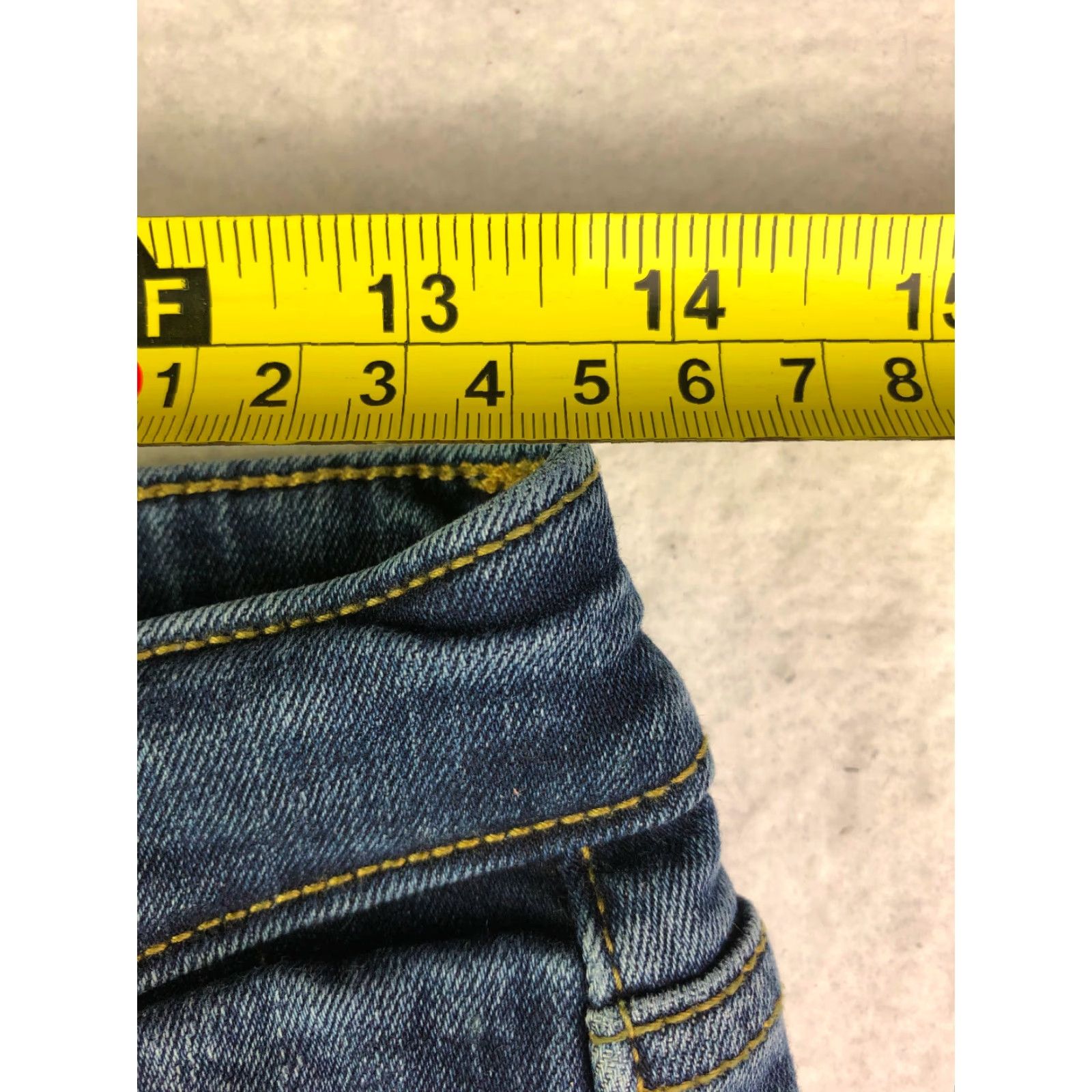 Vintage Universal Thread Juniors Jeans Mid Rise Skinny Size 6/28 Regular 27x27 Measured Size 28" / US 6 / IT 42 - 4 Thumbnail
