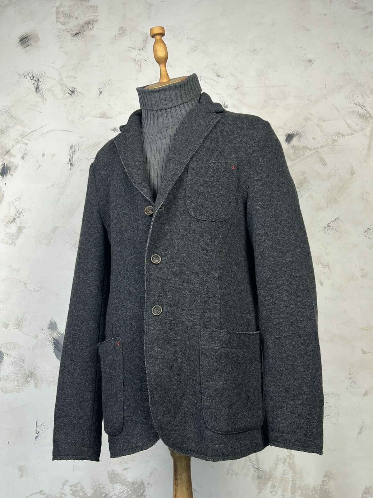 Napapijri Napapijri Wool Knit Blazer Jacket Size L Size US L / EU 52-54 / 3 - 1 Thumbnail