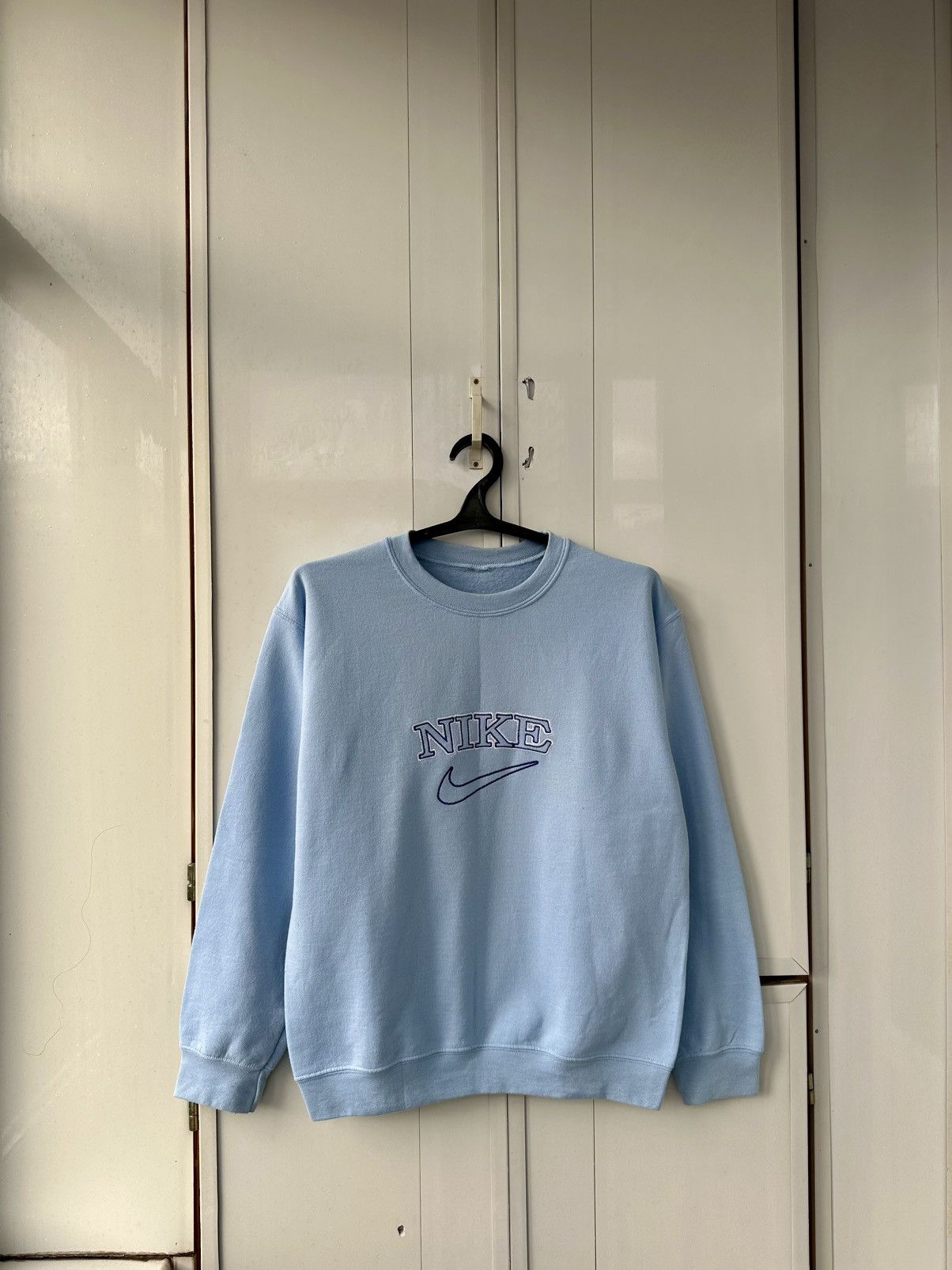 Vintage Nike Sweatshirt Sky Centre Swoosh Logo