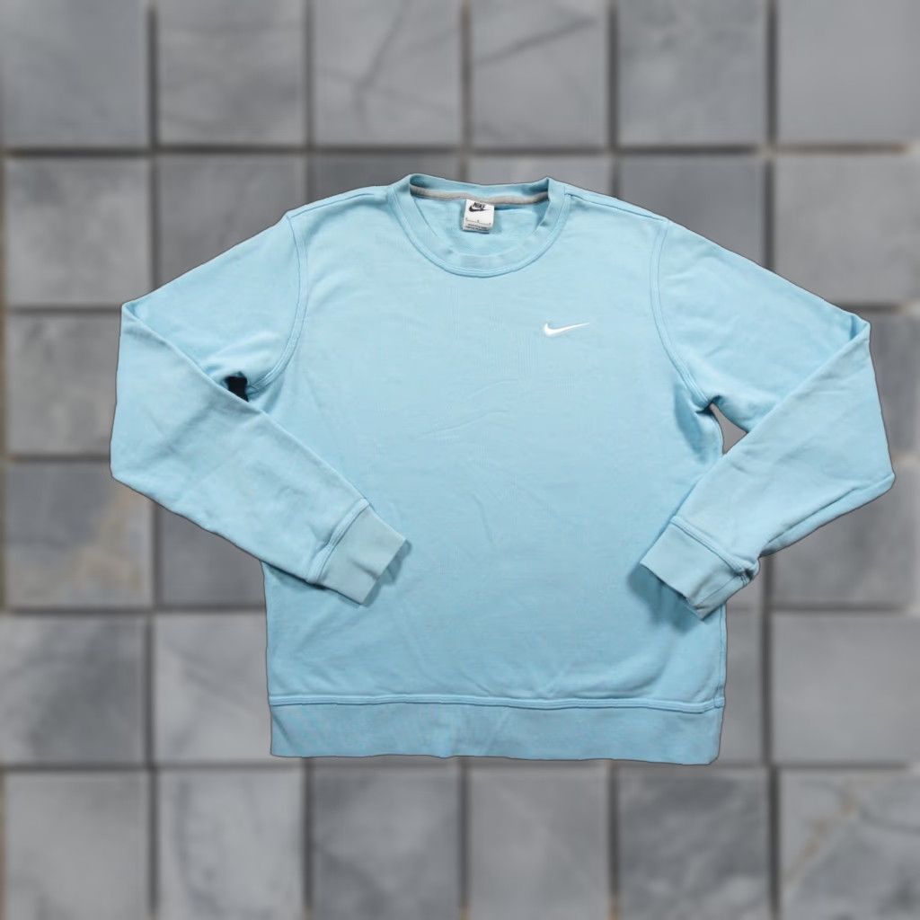 Nike Nike Sweatshirt Mens Medium Blue Crewneck Pullover Swoosh Casual Size US M / EU 48-50 / 2 - 1 Thumbnail
