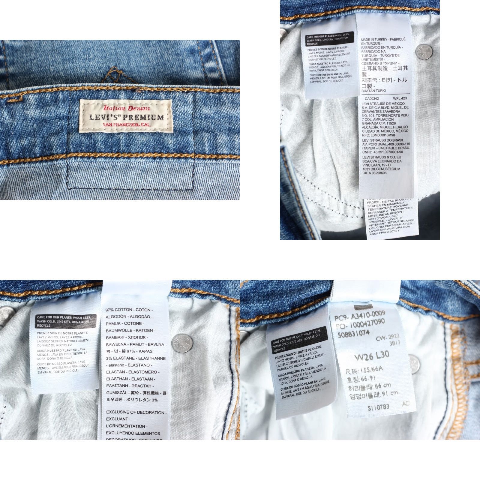 Levi's LEVI’S 726 FLARE PREMIUM Big E Bootcut Jeans Women W26 L30 DZ7372 Size 26" / US 2 / IT 38 - 8 Thumbnail