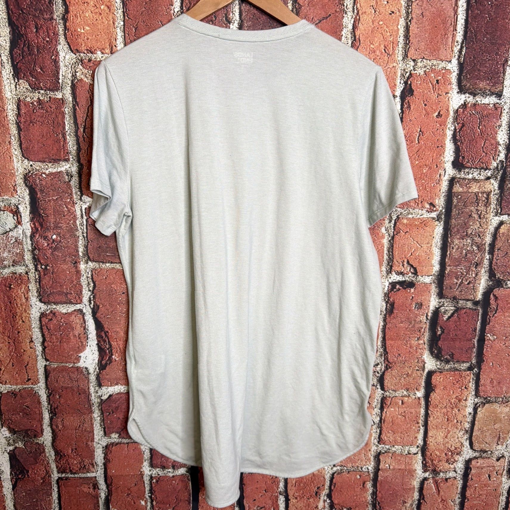 Lands' End Lands' End T-Shirt Shirt Women XL Green Moisture Wicking UPF 50+ Short Sleeve Casual Pullover Knit Size XL / US 12-14 / IT 48-50 - 3 Thumbnail