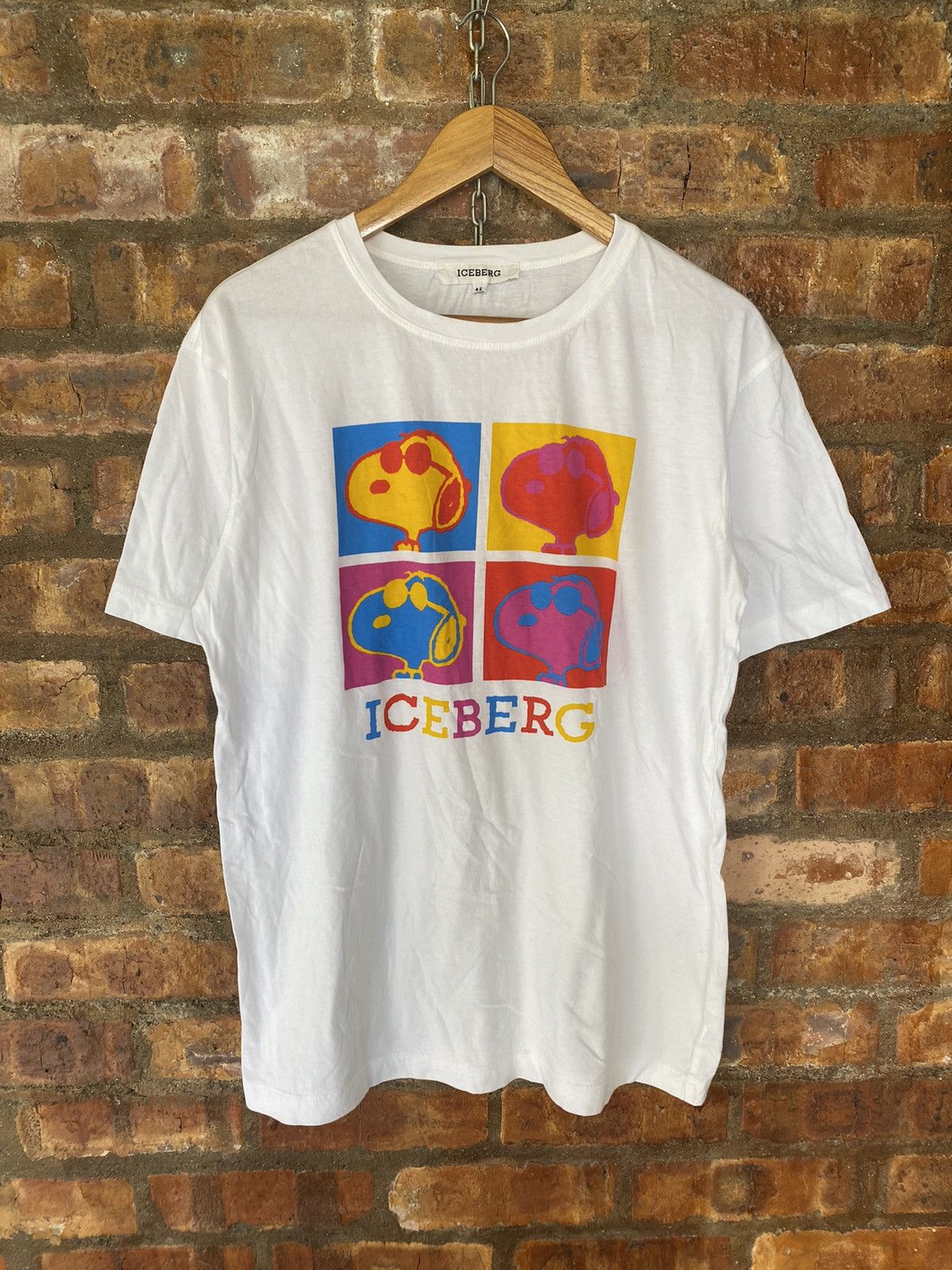Iceberg × Peanuts 90s Ice Berg X Peanut Andy warhol portrait tee Size US L / EU 52-54 / 3 - 2 Thumbnail