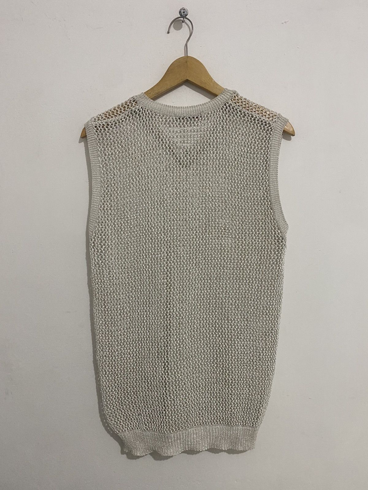 If Six Was Nine × Japanese Brand × KMRii Japanese knitted mesh shirt issey yohji styled Size US M / EU 48-50 / 2 - 4 Thumbnail