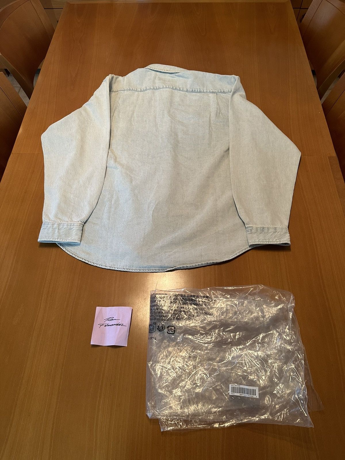 Supreme Supreme small box shirt FW24 washed denim Size US M / EU 48-50 / 2 - 2 Thumbnail