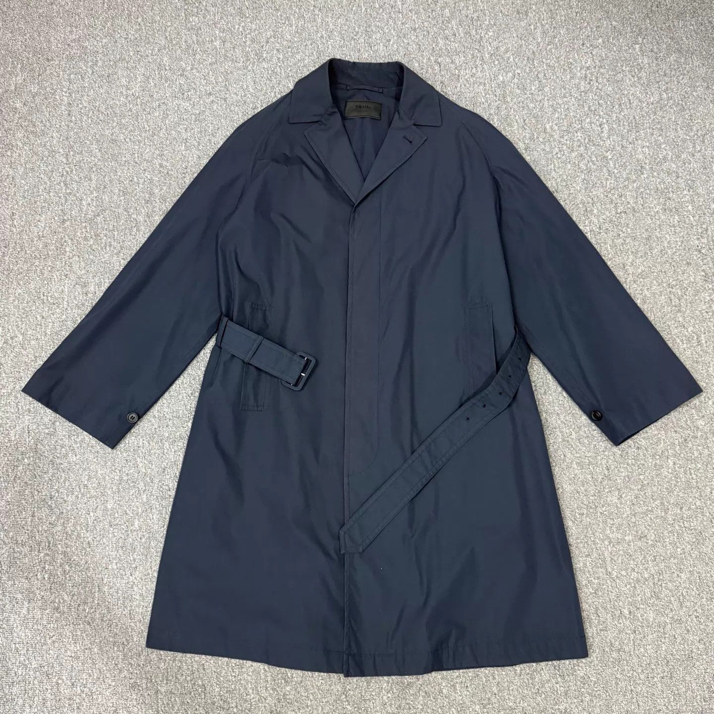 Prada Prada Navy Trench Coat 44 Unused Size US S / EU 44-46 / 1 - 1 Thumbnail