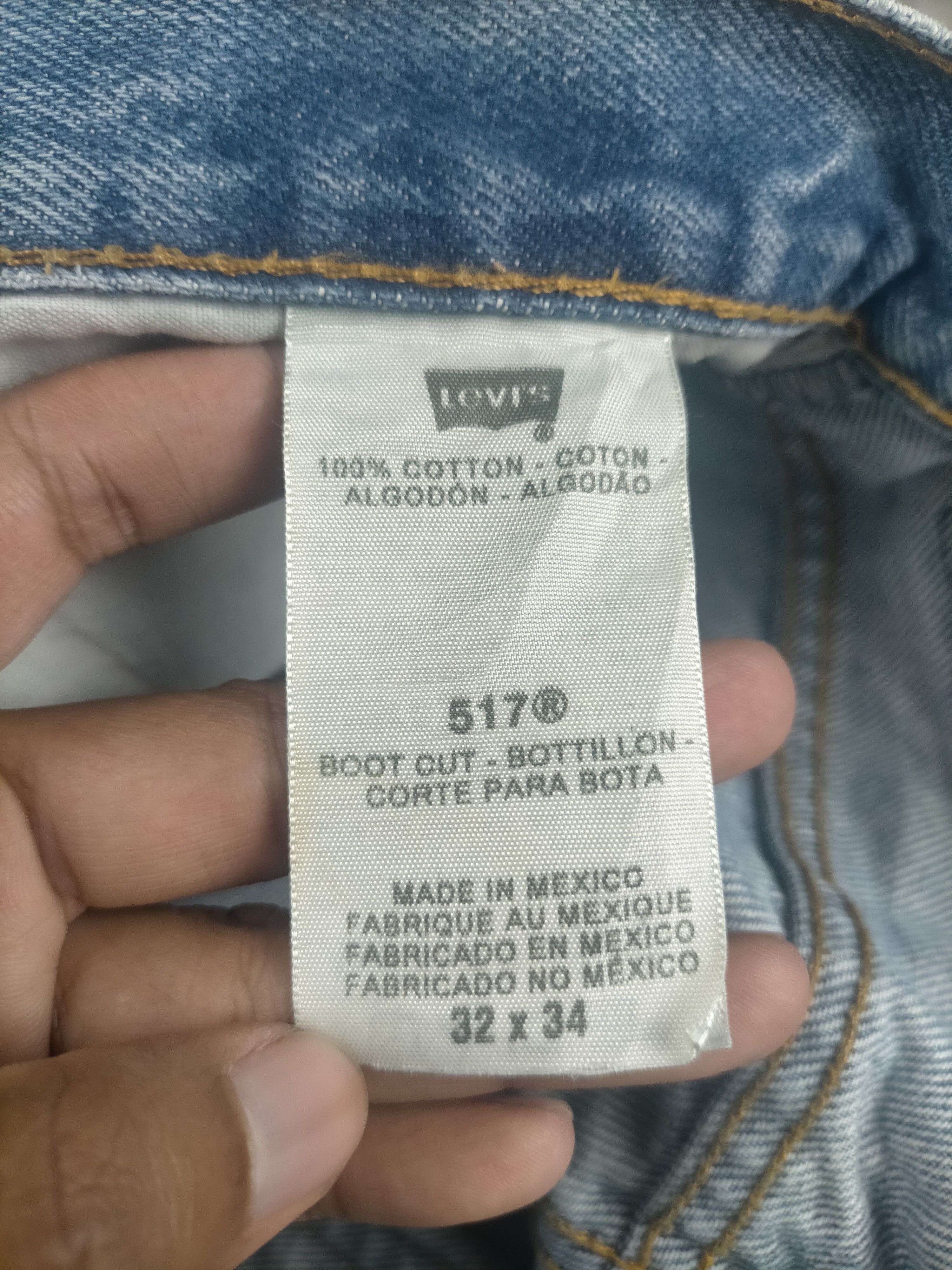 Levi's 🔥 Vintage Levis 517 Flared Ripped Dirty Distressed Jeans Size US 32 / EU 48 - 9 Thumbnail