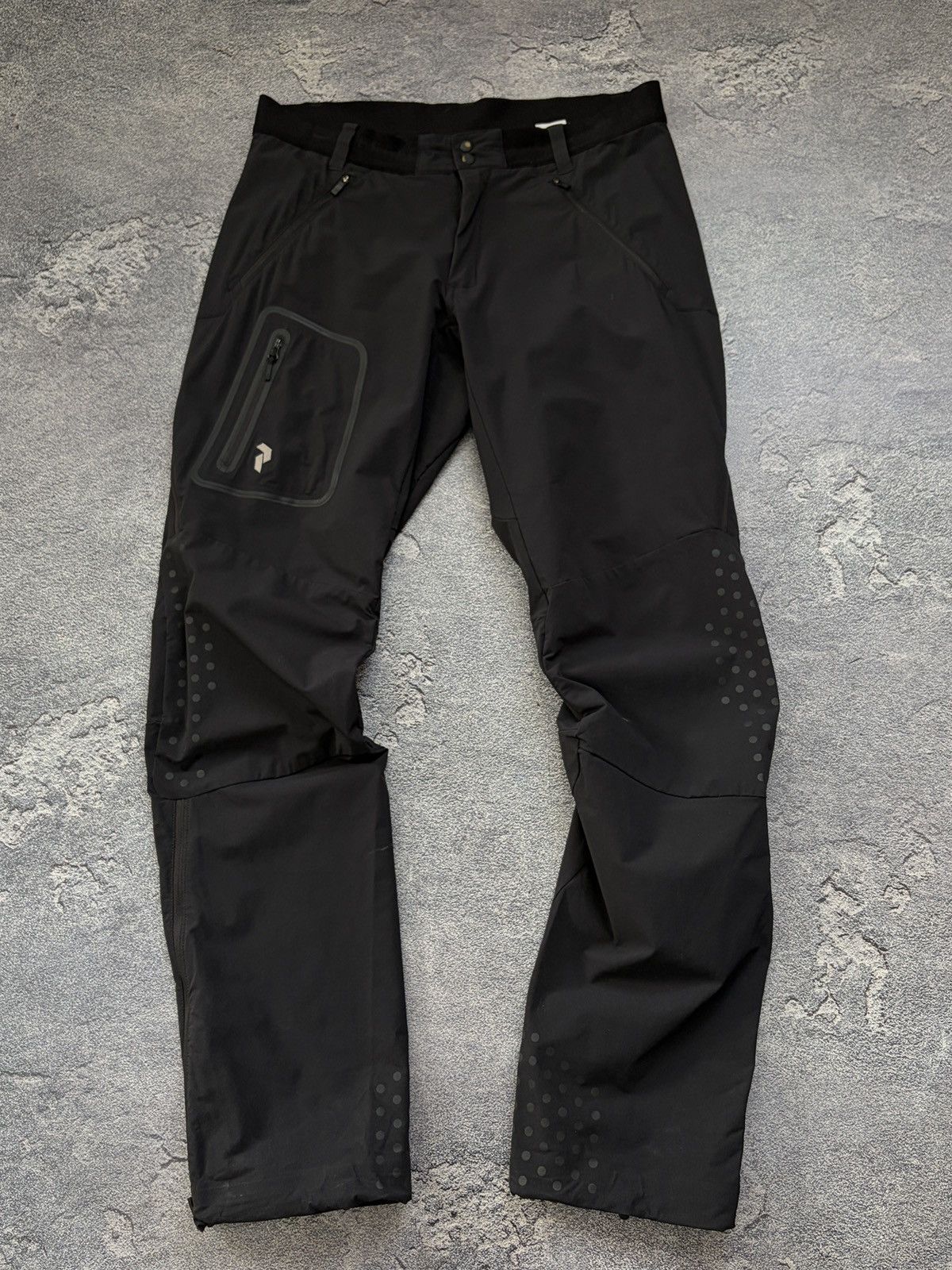 Peak Performance Peak Performance Black Technical Softshell Hiking Pants L Size US 34 / EU 50 - 1 Thumbnail
