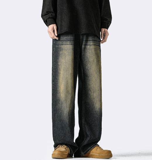 Japanese Brand × Jean Vintage distressed washed American straight casual jeans Size US 32 / EU 48 - 2 Thumbnail