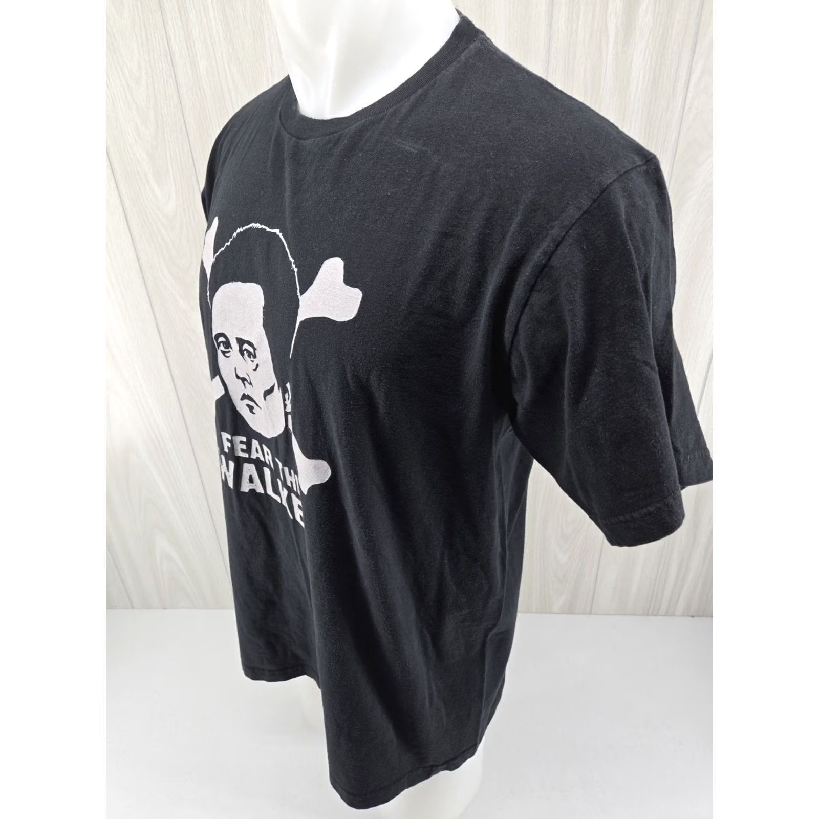Vintage VINTAGE Christopher Walken Fear The Walken Tee Shirt Mens XL Black 2000's T-Shirt Crew Neck Graphic Print Bay Island Men Stylish Movie Fans Mens Size US XL / EU 56 / 4 - 5 Thumbnail
