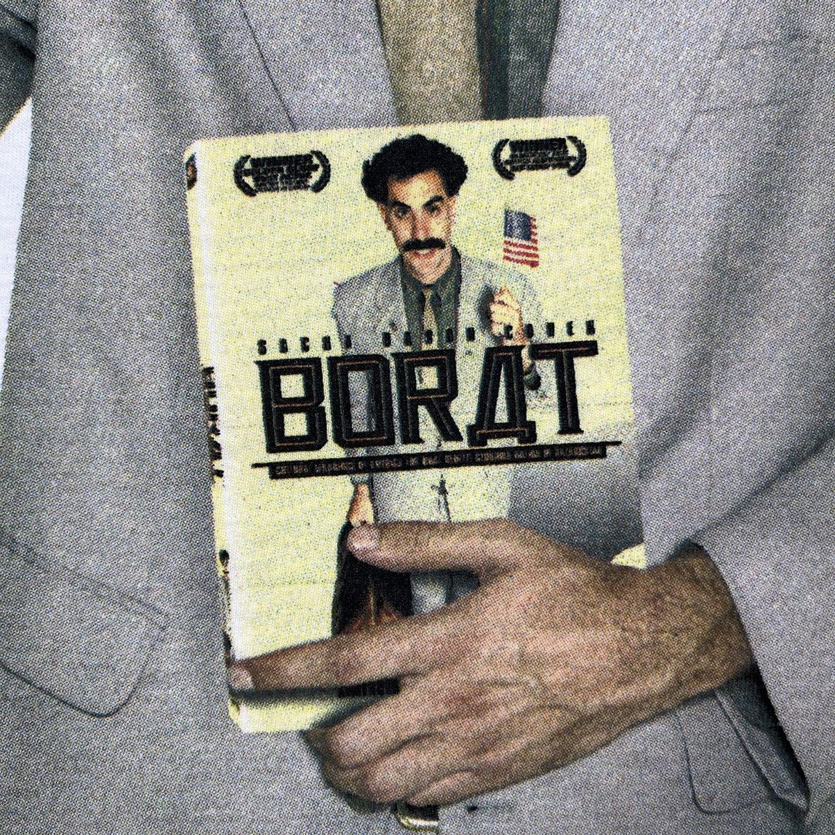 Vintage Vintage Borat Sacha Baron Cohen humor promo movie tee 2007 Size US L / EU 52-54 / 3 - 10 Thumbnail