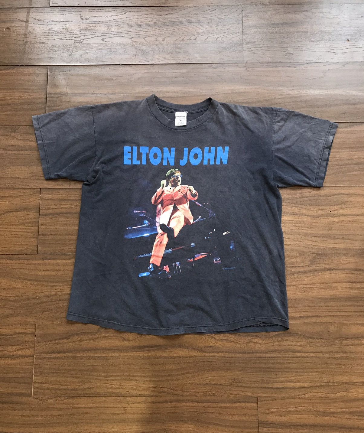 Band Tees × Vintage Vintage Elton john 90s Size US XL / EU 56 / 4 - 8 Thumbnail
