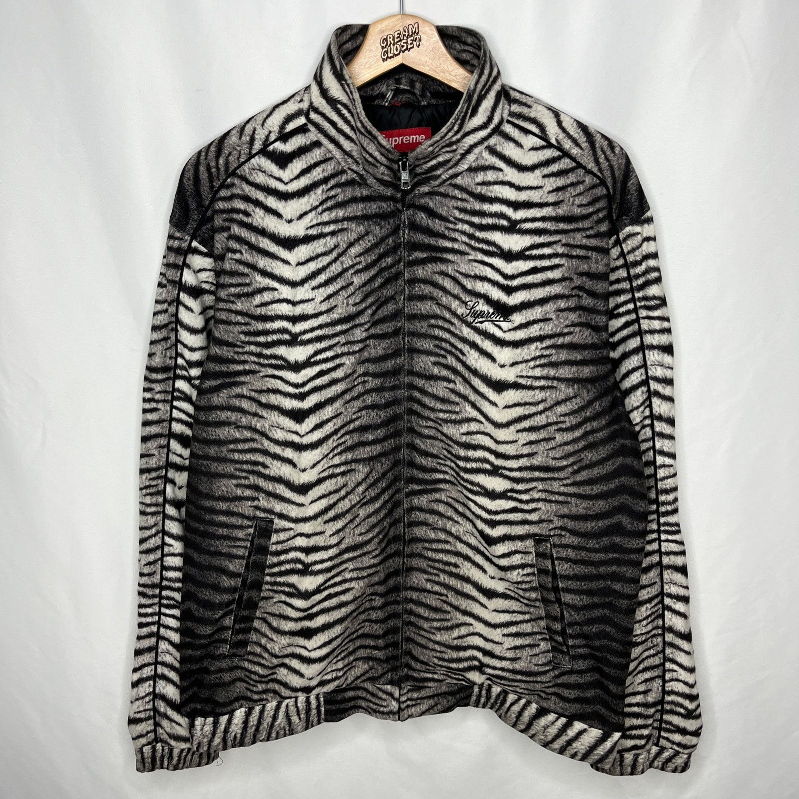 supreme tiger stripe track jacketジャケットS Supreme Tiger Stripe Track Jacket (SS18) - $188
