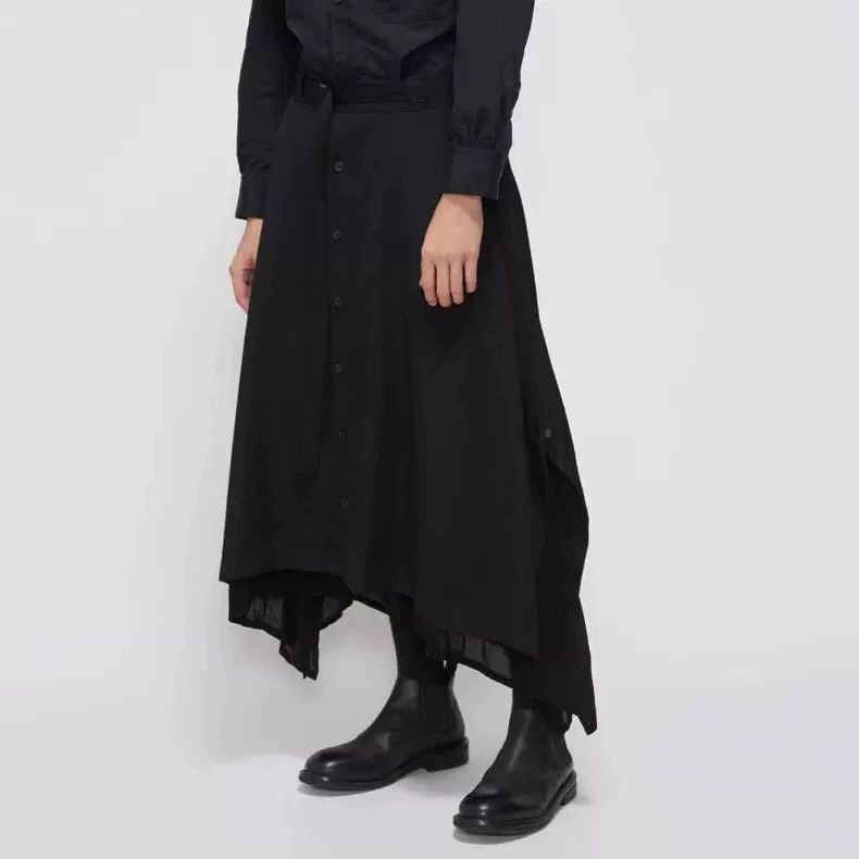 Yohji Yamamoto Yohji Yamamoto size 3 18aw Bat Button-Up Trousers Size US 30 / EU 46 - 1 Thumbnail