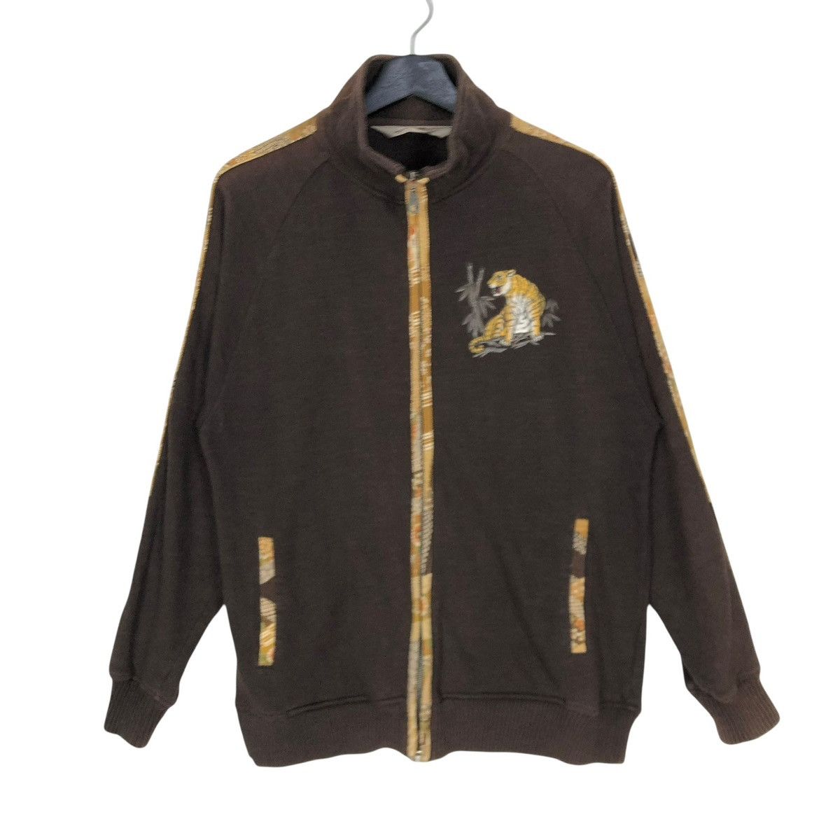 Vintage Gekkoto Japanese Brand Sweater Sweatshirt Full Zipp