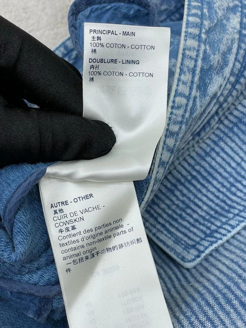 Louis Vuitton LOUIS VUITTON Blue suede bloomers pants 2504-Nextarrow Size US 40 / EU 56 - 8 Thumbnail