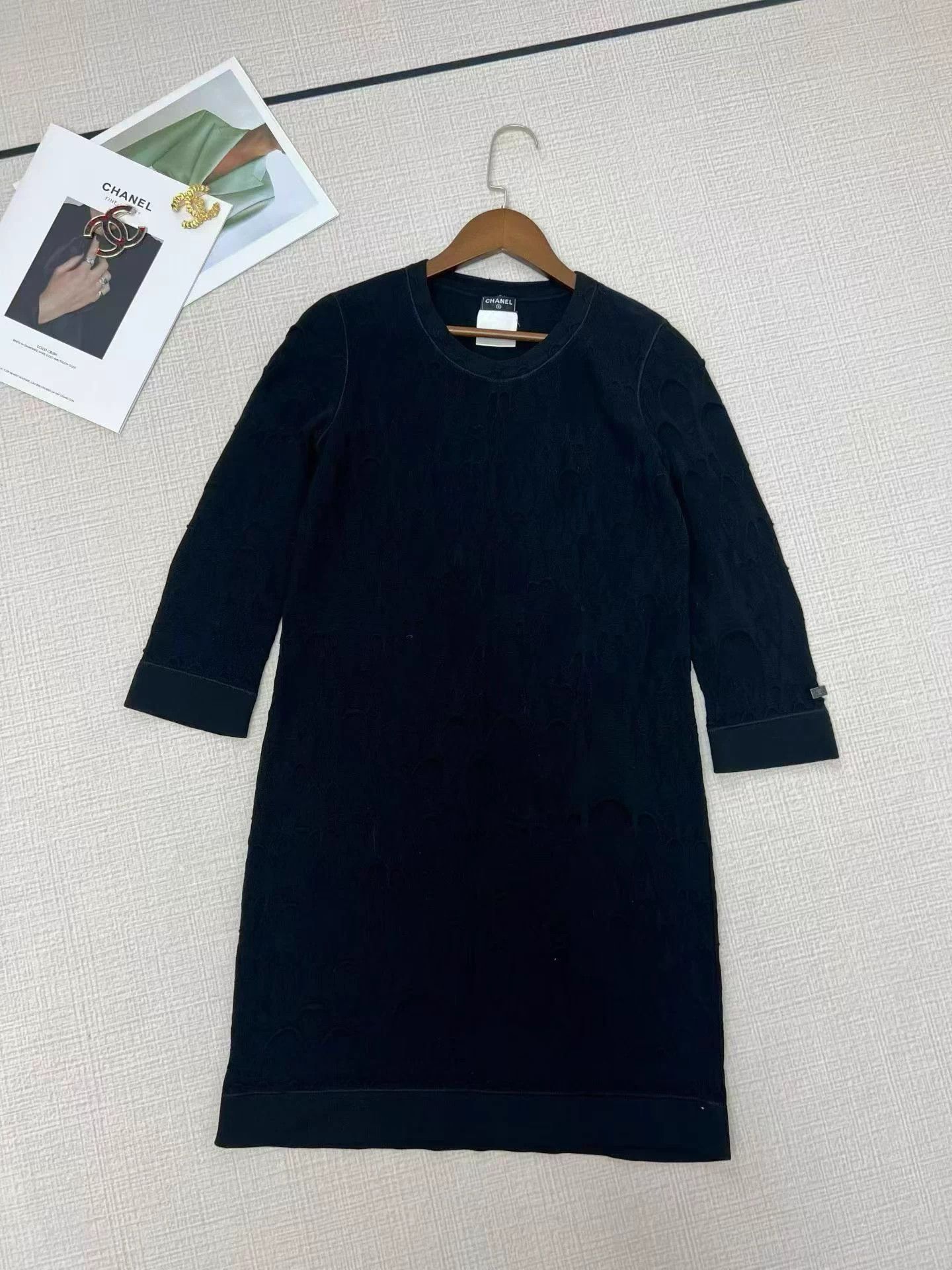 Chanel Chanel knit 3/4 sleeve top FR34 AD716 sale Size XS / US 0-2 / IT 36-38 - 1 Thumbnail