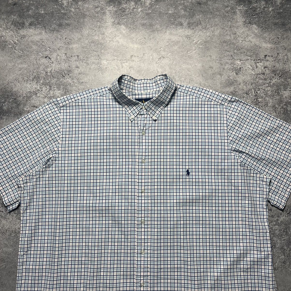 Polo Ralph Lauren × Vintage Ralph Lauren Checkered Shirt Button Down Short Sleeve Luxury Size US XXL / EU 58 / 5 - 2 Thumbnail