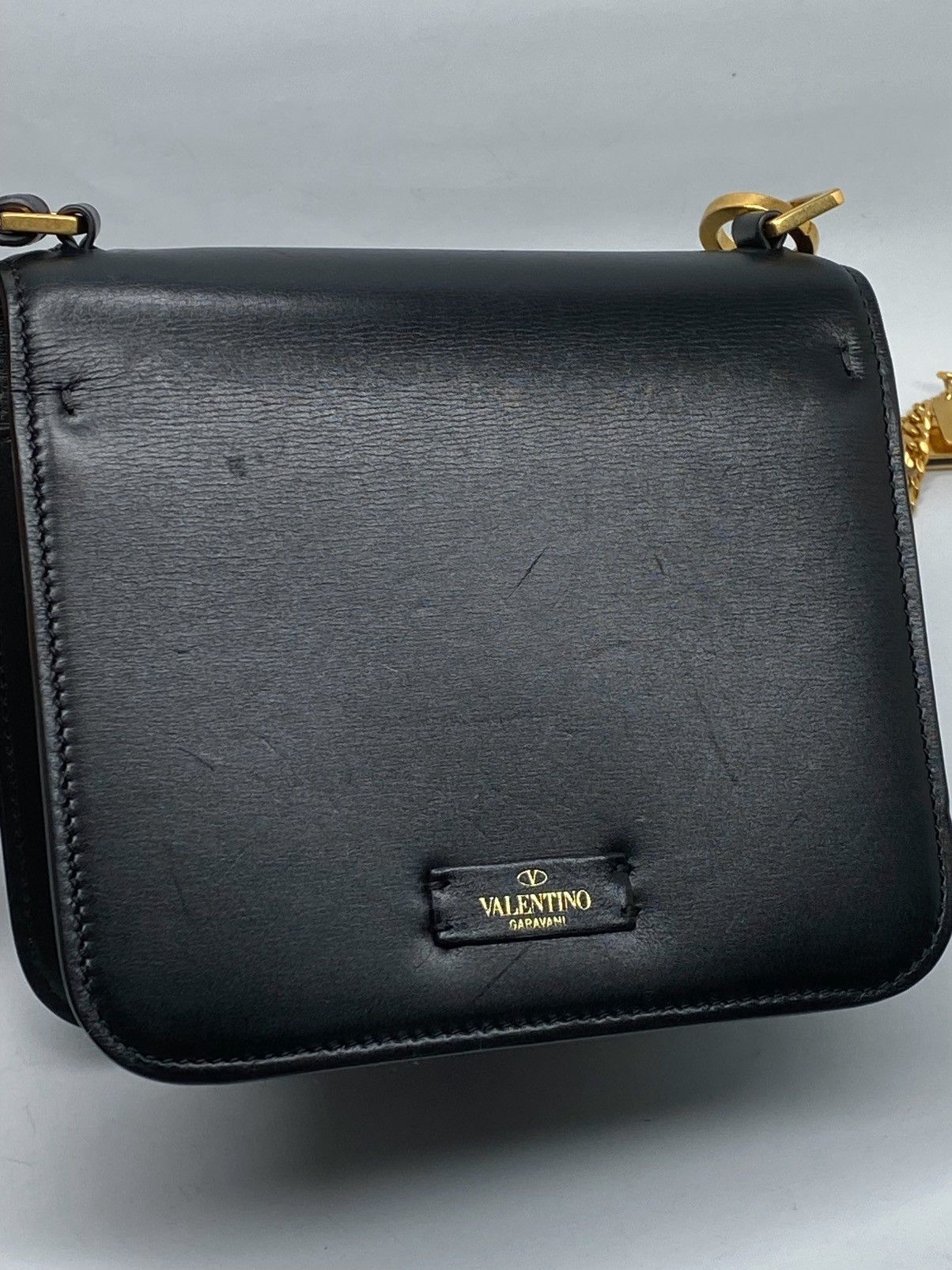 Valentino Valentino Garavani Small VSling Leather Shoulder Bag Size ONE SIZE - 9 Thumbnail